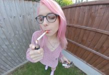 Chloe Toy – Smoking in the Garden