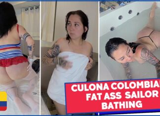 Culona Colombiana – Fat Ass Sailor Bathing