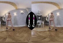 Leyla First In Her Life Naked At Camera Vr3d Backstage