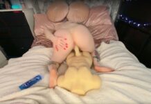 4ft 10 Ruby Lixxx Rides a HUGE toy