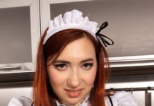 Horny And Slutty Maid, Angie Elif, Enjoys A Cock In The Kitchen