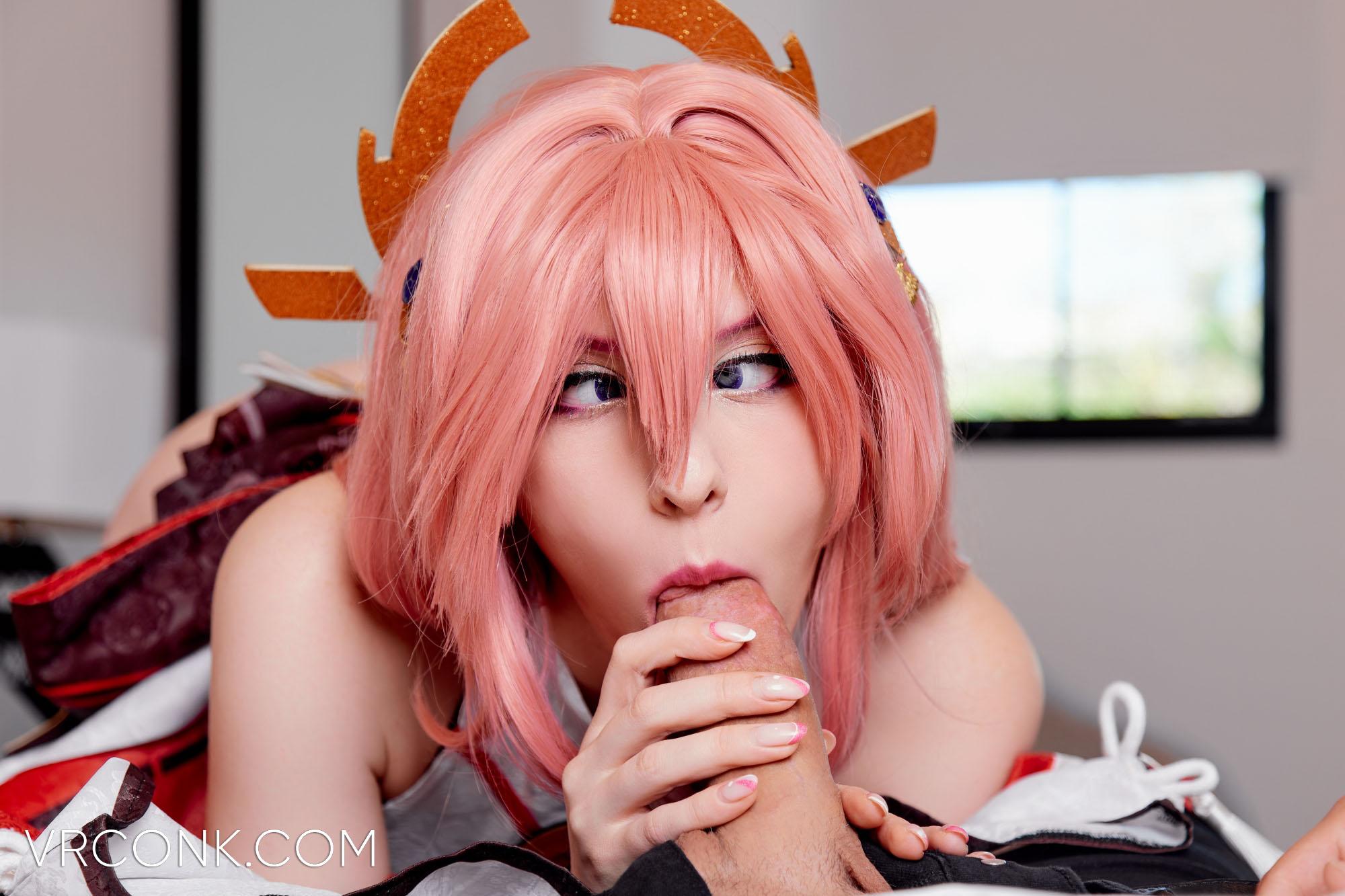 Yae miko cosplay jav