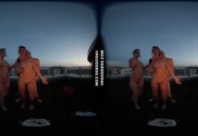 Sunset Fire Dancing With Models On A Rooftop Lea Rebeka Ruby With Melonie